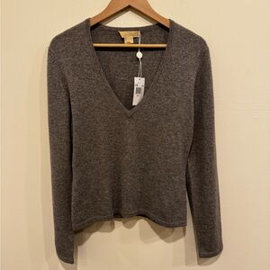 Michael Kors Grey Cashmere Sweater